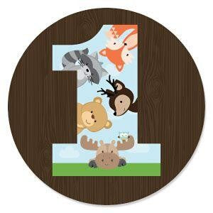 1st Birthday Woodland Creatures - First Birthday Party Theme
